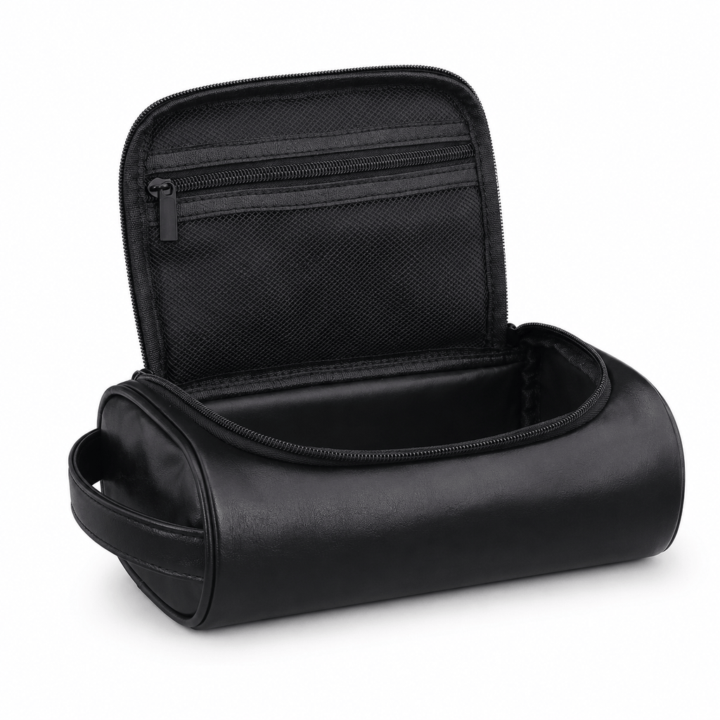 Grande Trousse De Toilette Homme En Cuir
