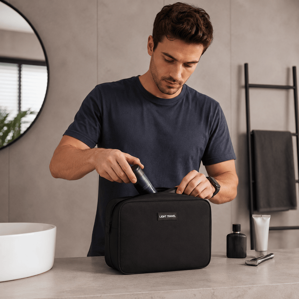 Grande Trousse De Toilette Homme Multi Compartiments