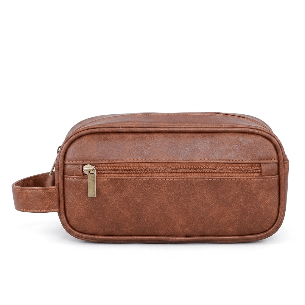 Trousse de Toilette pour Homme en Cuir