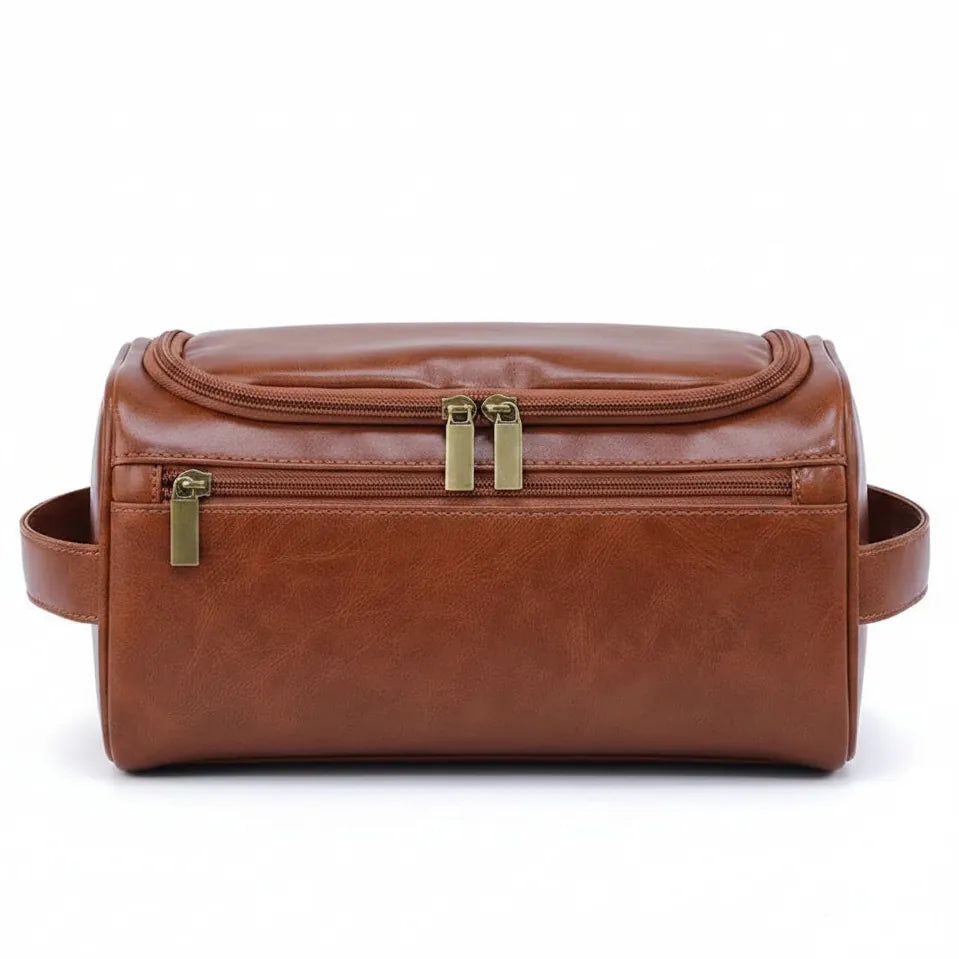 Trousse de Toilette pour Homme en Simili
