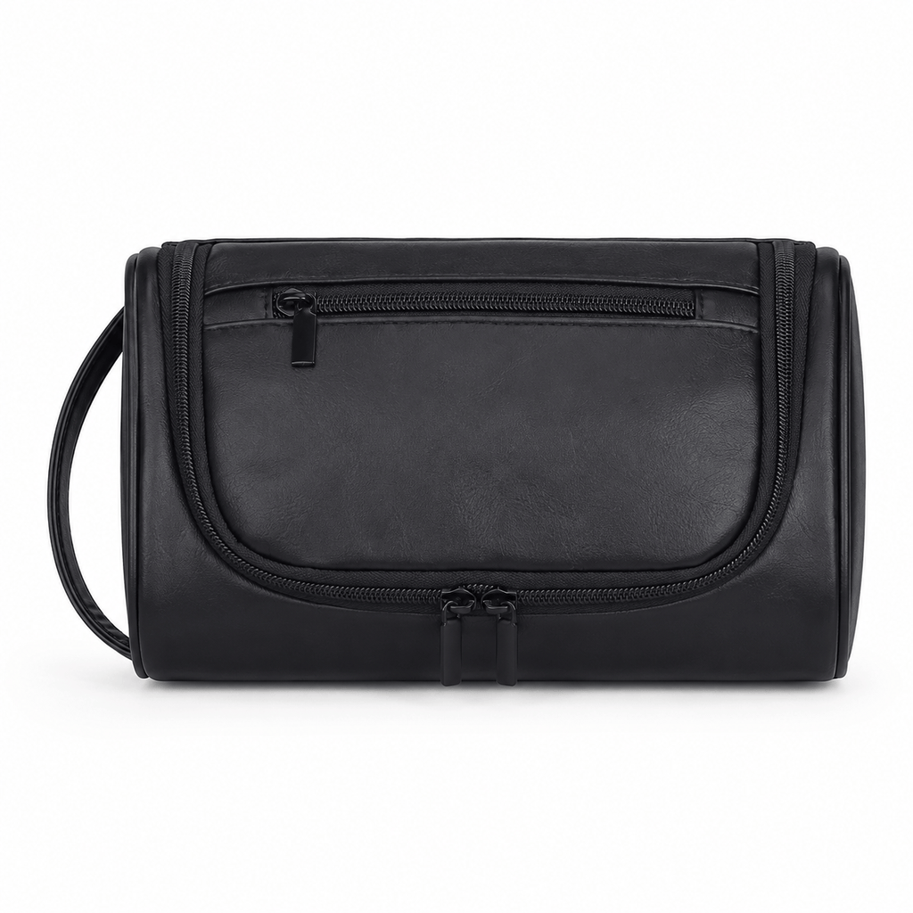 Grande Trousse De Toilette Homme En Cuir