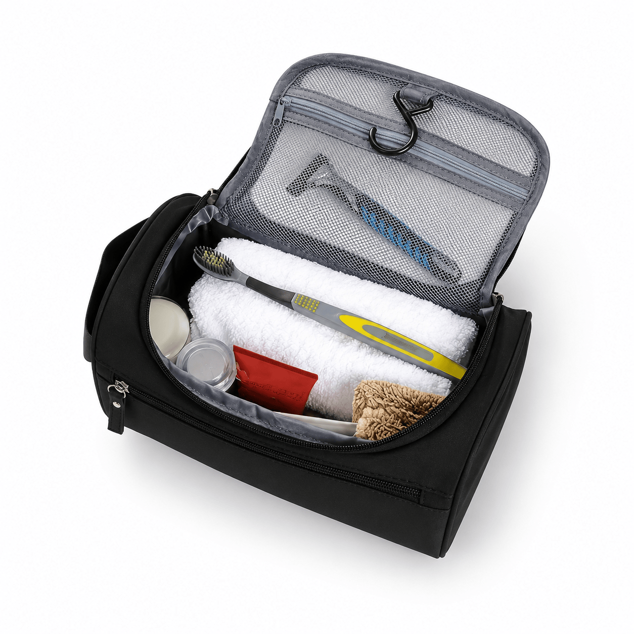 Ma Bagagerie Trousse De Toilette Homme Noir anthracite Trousse De Toilette Pas Cher Homme Image