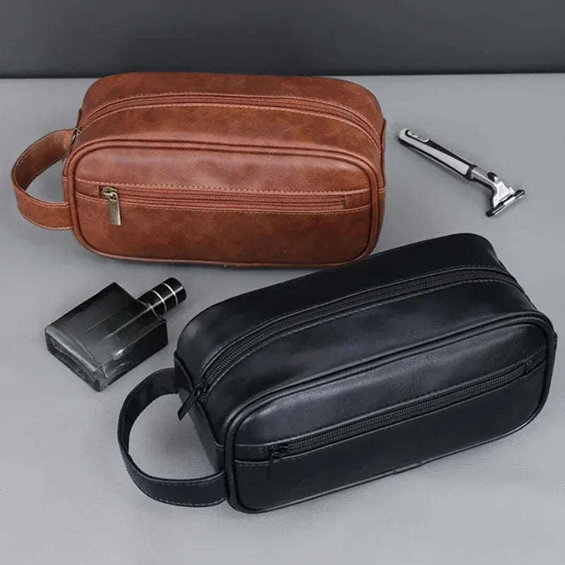 Trousse de Toilette pour Homme en Cuir