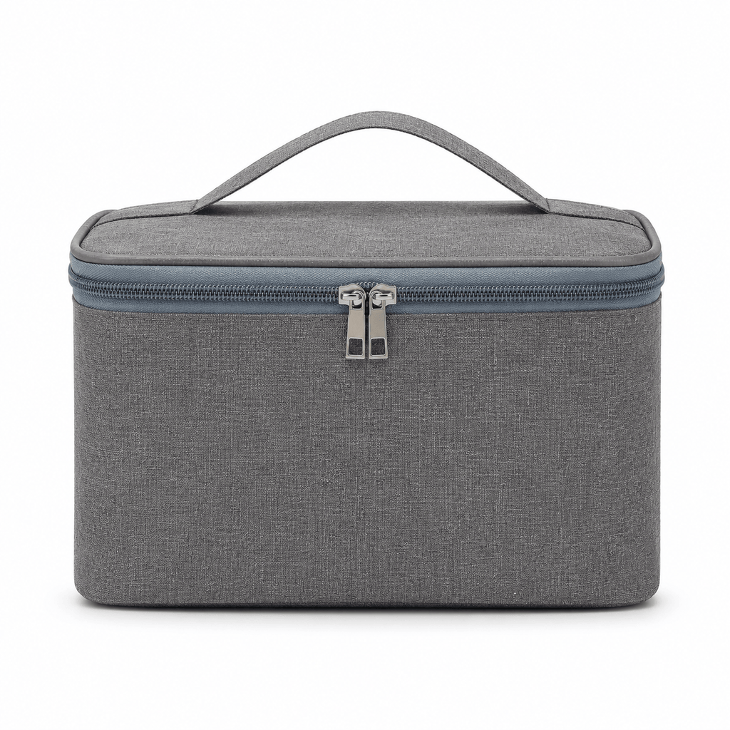 Ma Bagagerie Trousse De Toilette Tissu Noir anthracite Trousse De Toilette Pour Femme
